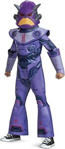 Kids Deluxe Disney Evil Emperor Zurg Costume Boys Lightyear Movie Fancy Dress