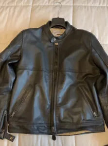 Giacca moto in pelle Spidi Rock Leather Vintage Taglia 50 Uomo Pelle di Bufalo - Foto 1 di 8