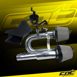 For 07-10 BMW 335i 3.0L L6 E90/E92/E93 Polish Cold Air Intake + Stainless Filter - Picture 1 of 1