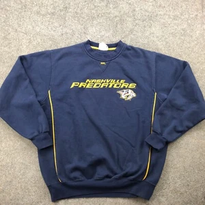 Vintage Nashville Predators Sweatshirt Herren Large Rundhals Embodied Spell Out - Bild 1 von 12