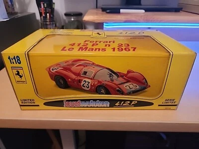 Jouef Evolution Ferrari 412P No.23 1/18 Scale - Image 1 of 4