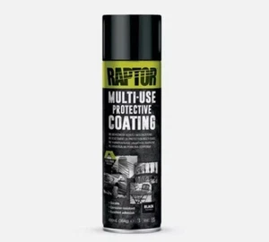 UPOL RAPTOR 1K MULTI-USE RMUB/AL PROTECTIVE COATING AEROSOL BLACK 450ML - Picture 1 of 2