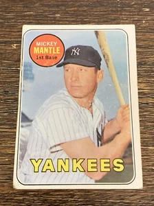 1969 TOPPS MICKEY MANTLE #500 YANKEES VG-VG+ OR BETTER - Picture 1 of 2