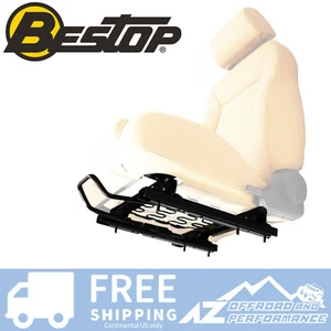 Bestop Driver Seat Slider With Adapter For 03-06 Jeep Wrangler TJ & Unlimited LJ - Foto 1 di 2