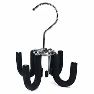 4 Hooks Swivel Belt Hanger Tie Scarves Rack Closet Organizer - Picture 1 of 3