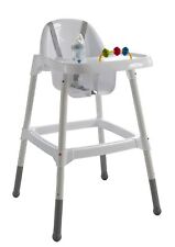 Kinderhochstuhl Weiß Esstischen mit Spielzeug Haltegurt Höhe Tischplatte 75 cm