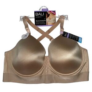 Bali Bra Underwire Bounce Control Wide Support Band Smoothing Cool Comfort 3456