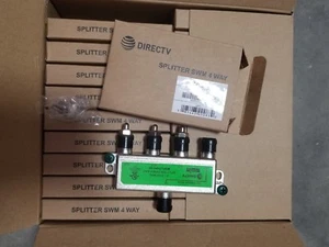 4-WAY DIRECTV LOT OF 20 SWM SPLITTER - Picture 1 of 1