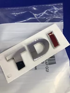 Logo Badge EMBLÈME VW TDI ARRIÈRE 5K0853675APGQF Tiguan Depuis Le 09/2011 OEM - Foto 1 di 12