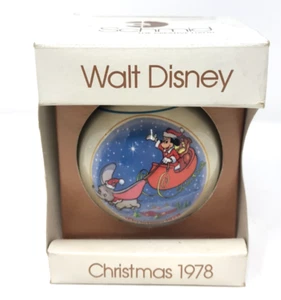 Walt Disney 1978 Schmid Christmas Ornament Mickey Mouse & Dumbo Vintage - Picture 1 of 8
