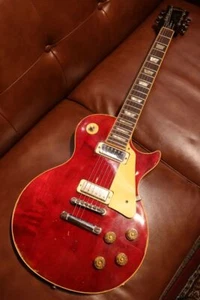 [AUTH]  Gibson  Paul Deluxe Wine Red F/S - Picture 1 of 11