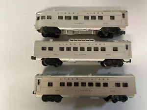 Lionel PW 2432 Clifton 2435 Elizabeth 2436 Summit Silver Red Letter passenger - Picture 1 of 9