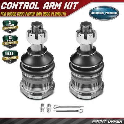 2x Front Upper Ball Joint for Dodge D200 Pickup Ram 2500 B3500Van Plymouth PB300 - Image 1 of 4