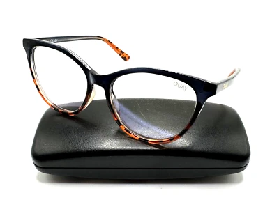 Monturas de anteojos para mujer QUAY ALL NIGHTER negro marrón ojo de gato tortuga Foto 1 de 4