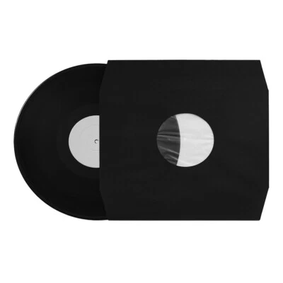 VINYL CARE BY HHV 50x 12" Record Inner Sleeves - Innenhüllen (Eckschnitt / antistatisch /... Black