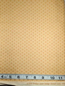2008 Brother Sister Design B18 Tonal Tans 1.75yds Cotton Sew Quilt Craft Fabric - Picture 1 of 3