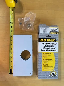 U017283 US29 3S 4.25” x 9” x 1-3/8” Stainless Steel Door Guard Enforcer Wrap Aro - Picture 1 of 11