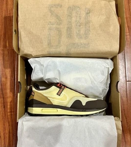 Größe 11,5 - Nike Air Max 1 x Travis Scott Low Baroque Brown - Bild 1 von 11
