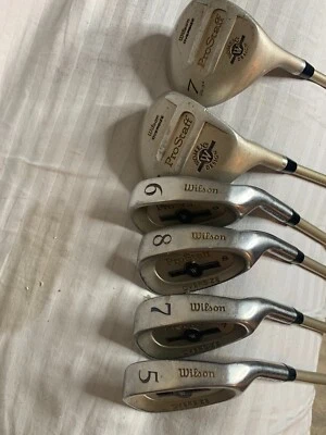 Wilson ProStaff Oversize "W" Women's Flex 5, 7-9 Iron  3 Wood, 7 Wood - Image 1 of 4