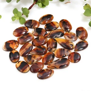 Lote de 26 pares de piedras preciosas cabujón ágata natural Montana de 425 quilates 18x34-16x22 mm #R-12230 - Imagen 1 de 7