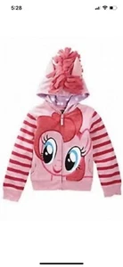 FREEZE My Little Pony Pinkie Pie Girls Fleece Hoodie Pink Size 4T New Sealed - Picture 1 of 4