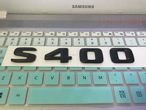 Black " S400 " High quality Rear Trunk Emblem Decal Badge FOR Mercedes Benz S400 - Bild 1 von 4