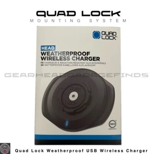 QUAD LOCK Motorcycle *USB* Wireless Charging Head - NEW IN BOX (FREE SHIPPING!) - Picture 1 of 7