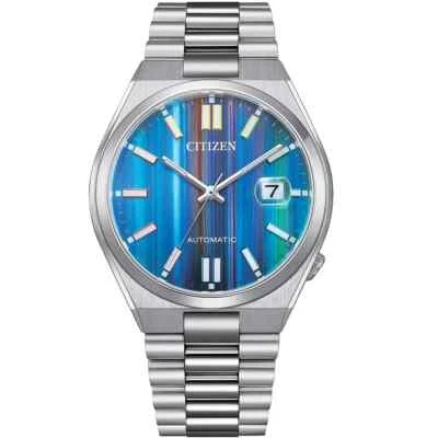 Citizen Cambio Automático Aurora Esfera Prisma Azul con Cristal de Zafiro NJ0151-53W Foto 1 de 4