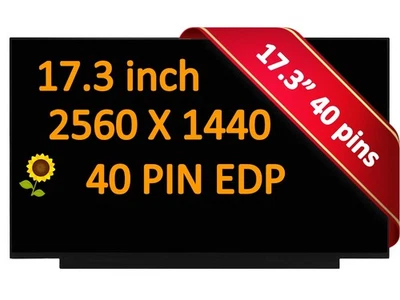 Pantalla LCD LED QHD 17.3" 165Hz HP OMEN 17-ck 17-ck1020nr 17-ck0008ca Foto 1 de 4