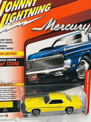 Johnny Lightning “1969 Mercury Cougar Eliminator” 1/64 DieCast Car - NEW - Image 1 of 4