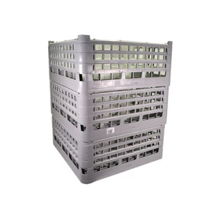 (3 Stück) Vollrath 5272066 NSF 16 Fächer grau stapelbar Glas Waschständer - Bild 1 von 4