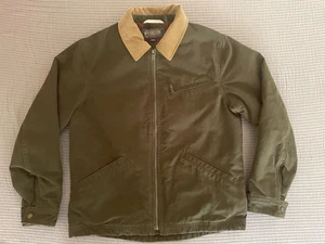 Pendleton Tahoma Canvas Trucker Jacket - Size Medium - Olive Green - Picture 1 of 5