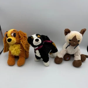 Juego de juguetes de peluche para perro dama y vagabundo de Disney y perro de montaña bernés American Girl - Imagen 1 de 9
