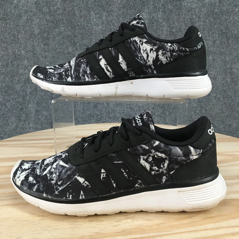 Adidas Shoes Womens 6.5 Cloudfoam Race AW4395  Black  Running Sneakers Fabric - Image 1 of 4