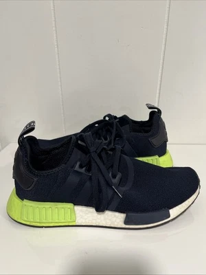 Adidas NMD R1 Legend Ink Mens Size 10 Shoes Hi Res Green Athletic Sneakers - Image 1 of 4