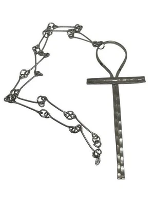 Vintage Celebrity NY big Pharaoh Ankh necklace 1970's - Image 1 of 4