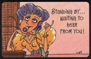 #600TEL 102-7 'Operator' 'Standing By... Waiting To Hear from You' Phone Card - Picture 1 of 1