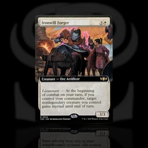 Ironwill Forger •Sin fronteras• Raro artífice orco • Tarkir Dragonstorm Commander - Imagen 1 de 2