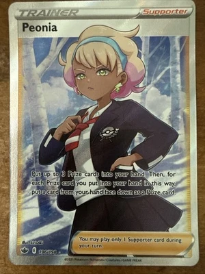 Peonia (Full Art) 196/198 Swsh06: Sword & Shield - Chilling Reign Holo - Image 1 of 2