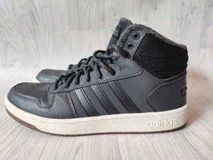 ADIDAS HOOPS 2.0 MITTELHOHE SPORTSCHUHE STIEFEL SCHWARZ CARBON HERREN HERREN UK 12 - Bild 1 von 21