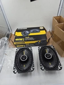Kicker 40CS464 Two Sets of 4x6" 2-Way CS Series Car Speakers - Picture 1 of 11