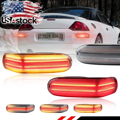 Luces de señal de giro LED transparentes para Mitsubishi Eclipse 2000-2005 Foto 1 de 4