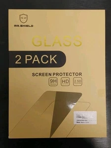 Mr. Shield Glass 2 Pack Screen Protector 9H Hardness HD High Transmission... - Photo 1 sur 3