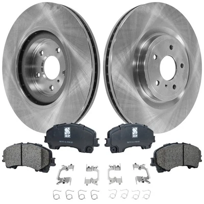 Kit de rotores y pastillas de disco de freno delantero para Infiniti Q50 Q60 2017 Foto 1 de 4