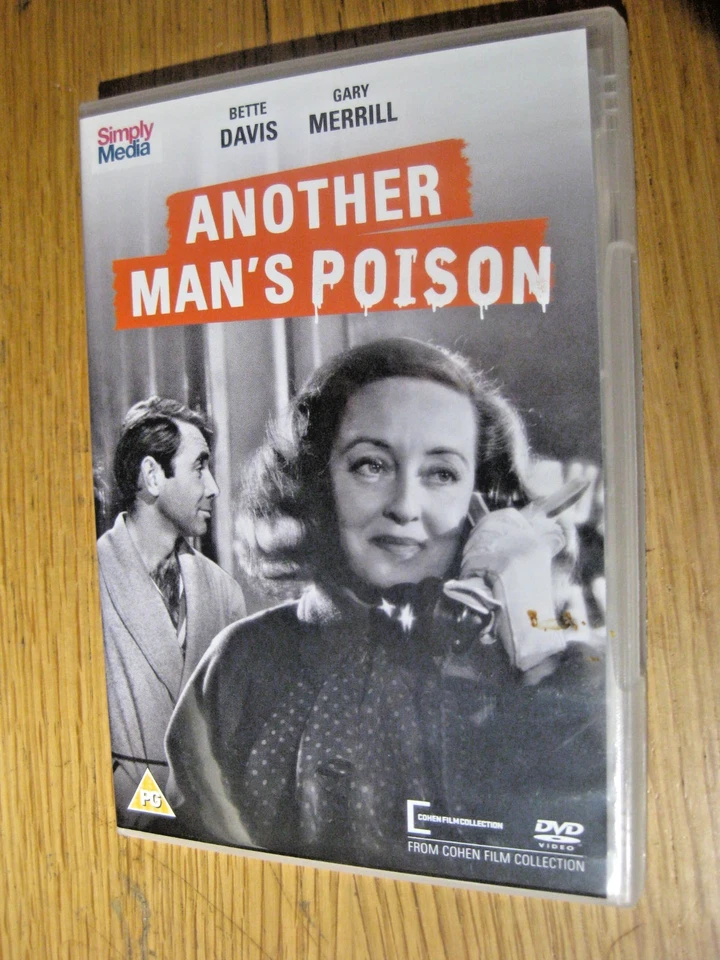 ANOTHER MAN'S POISON - DVD - Bette Davis -  Gary Merrill - Irving Rapper  [1952] - Image 1 of 1