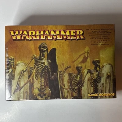 Warhammer Tomb Kings Skeleton Warrior Regiment (2002) Vintage/Sealed/OOP WFB - Image 1 of 4