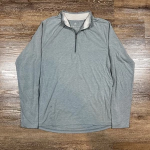 Free Fly 1/4 Zip Pullover Sweater Performance Bambus Blau Herren Medium Stretch - Bild 1 von 6