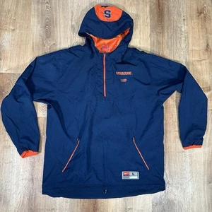 Vintage Nike Syracuse Orange Lacrosse Team Issue Jacke Herren Large Navy Silber - Bild 1 von 9