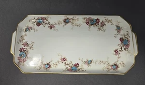 Plateau rectangulaire élisabéthain Crown Staffordshire 12 x 6" - Photo 1/7