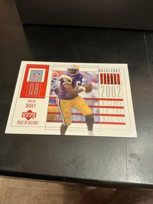 2002 Upper Deck History in the Making Rohan Davey #124 /2002 (RC) - Image 1 of 4